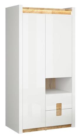 Spinta Alameda, ąžuolo sp., 102 cm x 60 cm x 201 cm