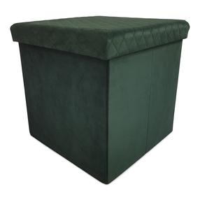 Pufas Domoletti Mateo 38, žalia sp., 38 cm x 38 cm x 38 cm