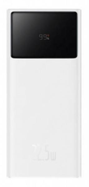 Nešiojamas įkroviklis (Power bank) Baseus, 30000 mAh, 22.5 W, balta sp.