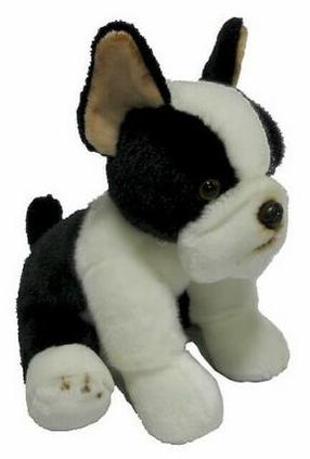 Плюшевая игрушка Smily Play Dog Mascot Boston Terrier, белый цв./черный цв., 30 см