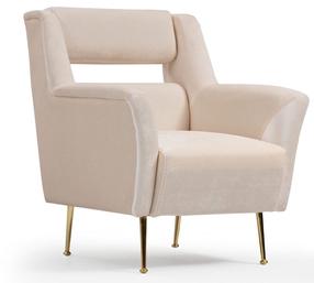 Tugitool Hanah Home Mira 569HLN1512, kreemjasvalge, 79 cm x 76 cm x 93 cm
