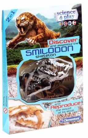Archeologo rinkinys Clementoni Science & Play Smilodon, ruda sp.