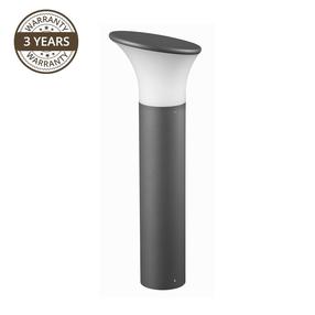 Brīvi stāvošs āra gaismeklis Domoletti GL1140, 23W, E27, IP44, pelēka krās., 17.5 cm x 50 cm