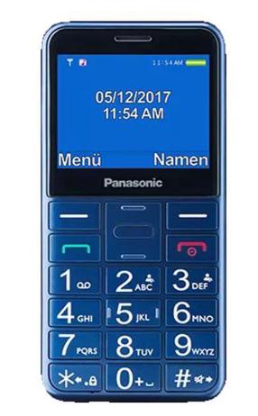 Mygtukinis telefonas Panasonic KX-TU155EXCN, 32 GB, mėlyna