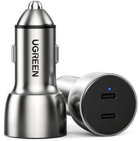 Автомобильное зарядное устройство Ugreen, 2 x USB-C