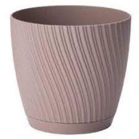 Puķu pods Form Plastic Mika 130 10489417, polipropilēns (pp), Ø 13 cm, brūna krās.