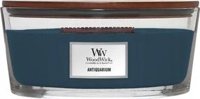 Svece, aromātiskā WoodWick Ellipse Antiquarium, 40 h, 453.6 g, zila krās.