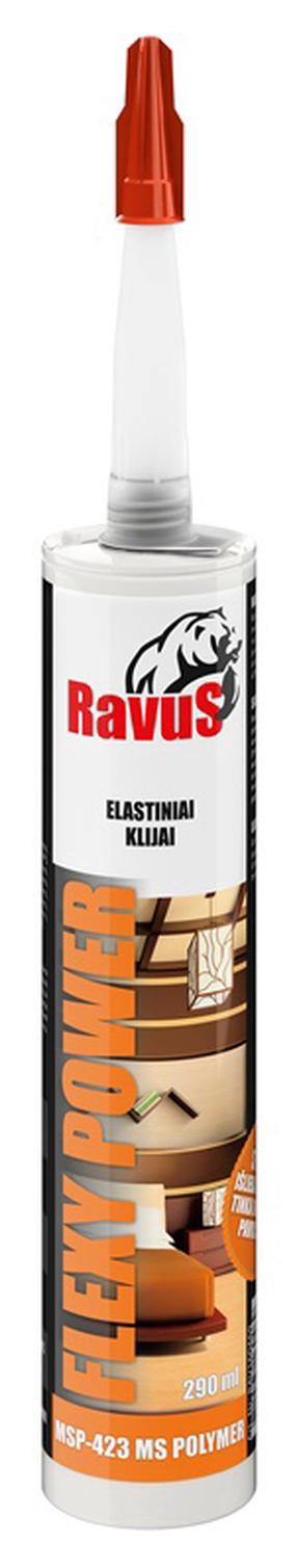Klijai elastiniai Ravus Flexy power, 0.29 l, balta sp.