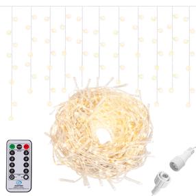 Lempučių girlianda Springos CL0305, 14.5 m, šiltai balta sp., 300 LED