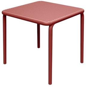 Lauko stalas Ferne Brene, raudona sp., 79.5 cm x 79.5 cm x 75.5 cm