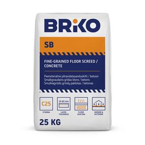 Betonas Briko SB, remontinis, 25 kg, 20 - 80 mm