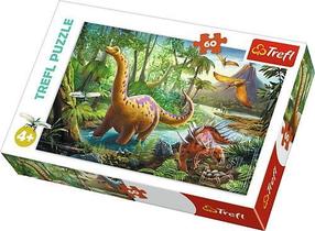 Puzle Trefl Dinosaurs migration, 60 gab.
