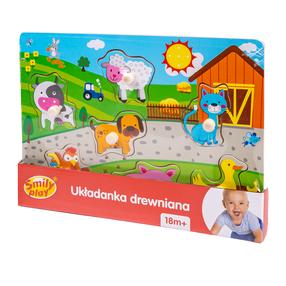Puidust pusle Smily Play SPW83600, 7 tk, mitmevärviline