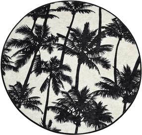 Коврик для ванной Foutastic Palm 359CHL1669, многоцветный, 100 см x 100 см, Ø 100 см