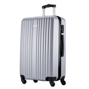 Чемодан Slazenger, серебристый цв., 35 л, 53 x 33 x 20 см