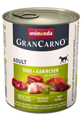 Märg koeratoit Animonda GranCarno Adult, küülikuliha, 0.8 kg
