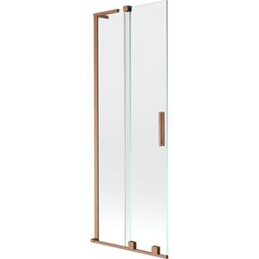Vonios sienelė Mexen Velar L, 75 cm x 150 cm, brushed copper sp./skaidrus