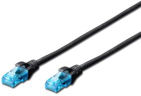 Laidas Digitus CAT 5e UTP DK-1512-0025/BL RJ-45 8P8C, RJ-45 8P8C, 0.25 m, juoda sp.