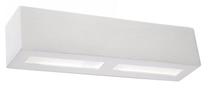 Lampa sienas Sollux Libra SL.0007, E27, 1 x 60 W, balta krās. / balta krās.