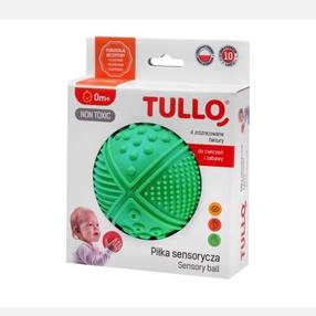 Sensorā bumba Tullo, 6 cm, zaļa krās.