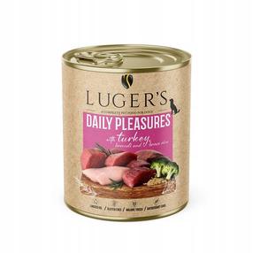 Šlapias šunų maistas Lugers Daily Pleasures, kalakutiena, 0.8 kg