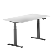 Datorgalds regulējams augstums Up Up Thor W-57051PT/B-D32-80M, 150 cm x 75 cm, 62 - 128 cm, balta krās./melna krās.