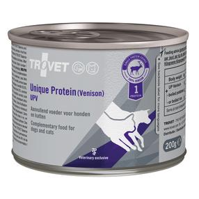 Šlapias kačių maistas Trovet Unique Protein Venison Dog & Cat, elnių mėsa, 0.2 kg
