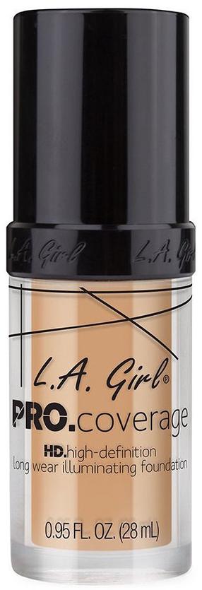 Šķidrā grima bāze L.A. Girl HD Pro Coverage, natural, 28 ml