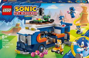 Конструктор LEGO® Sonic The Hedgehog Командный грузовик команды Соника 77006, 747 шт.
