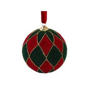 Eglītes rotājums Christmas Touch SY25CJHB-416, sarkana krās./zaļa krās., nbr putuplasts
