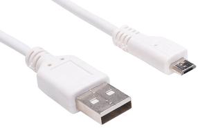 Провод Sandberg USB-micro to USB USB 2.0 A male, Micro USB B male, 1 м, белый цв.