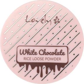 Рассыпчатая пудра Lovely White Chocolate Rice Loose Powder, белый цв., 8 г