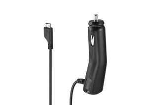 Automobilinis įkroviklis Samsung, Micro USB/Euro Plug / 12-24 V, juoda sp.