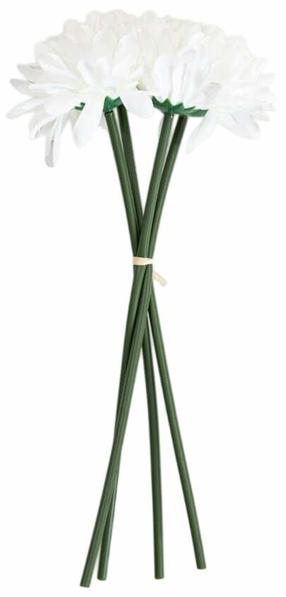 Dirbtinė puokštė Homla Lieger, balta sp./žalia sp., 30 cm