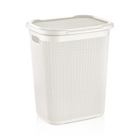 Ящик для белья Knitas M-079, 50 л, белый цв., 43 см x 34 см x 55 см