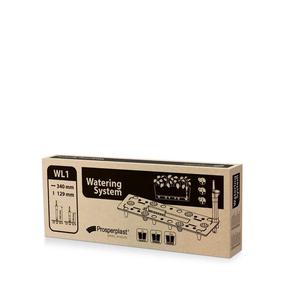 Kastmise komplekt Prosperplast WL1, must v., 43 cm