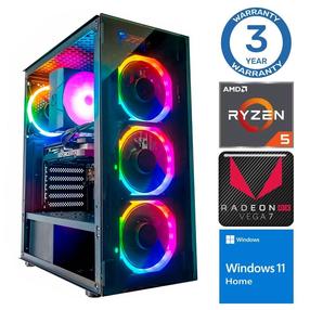 Prekė su pažeista pakuote. Stacionarus kompiuteris Intop Ryzen 5 5600GT, DDR4 16 GB, SSD 500 GB, AMD Radeon RX Vega 7 Dynamic, Windows 11 Home