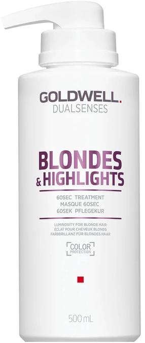 Matu maska Goldwell Dualsenses Blondes & Highlights 60sec Treatment, 500 ml