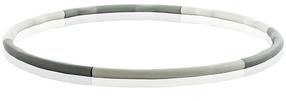 Vingrošanas riņķi Gymstick Joined Hula Hoop, 100 cm, 1.2 kg, pelēka krās.