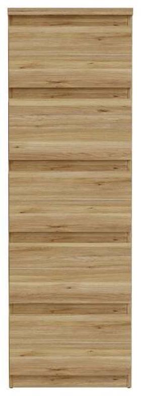 Kumode Forte Edmore, ozola krās., 128 cm x 41.8 cm x 42.2 cm