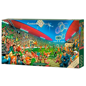 Dėlionė Castorland Art Football Championship, 68 cm x 138 cm, 4000 vnt., įvairių spalvų