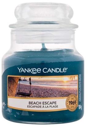 Žvakė, aromatinė Yankee Candle Beach Escape, 20 - 30 h, 104 g, mėlyna sp.