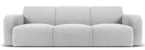 Sofa Micadoni Home Molino MIC_3S_101_F1_MOLINO6, šviesiai pilka sp., 95 x 235 cm x 72 cm