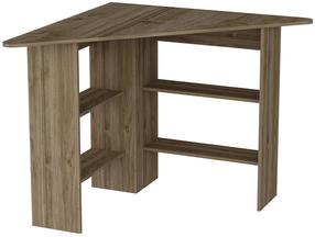 Kampinis rašomasis stalas Kalune Design Corner 550ARN1102, 80 cm x 80 cm, 73.8 cm, riešuto sp.