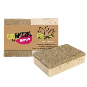 Tīrīšanas sūklis York Eco 030200, gaiši brūna krās., 2 gab.