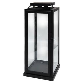 Žibintas ArtFlow Tower, metalas, 37 cm, juoda sp.