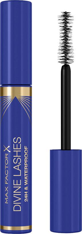 Skropstu tuša Max Factor Divine Lashes 24h & Waterproof, 9 ml, melns krās.