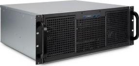 Servera korpuss Inter-Tech 4U-40240, melna krās.