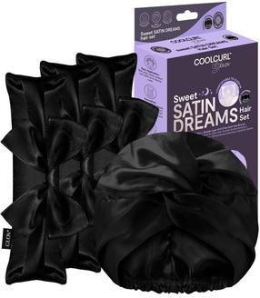 Juukserullid Glov Sweet Satin Dreams, must v., 4 tk
