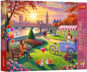 Dėlionė Trefl Love Story: Romantic London, 48 cm x 34 cm, 500 vnt.